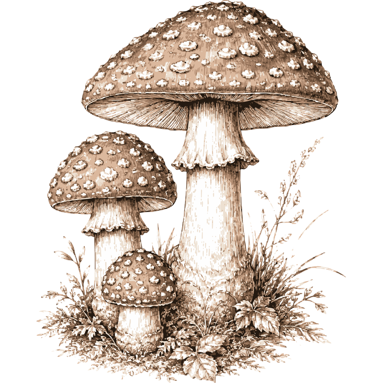 Illustration: Fliegenpilz
